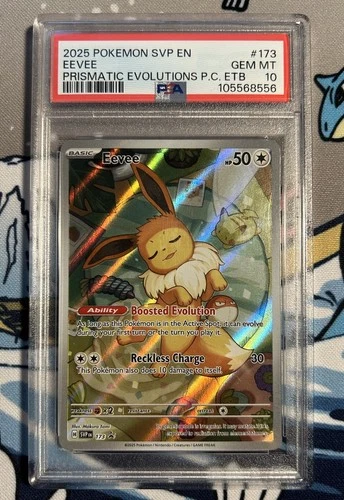 Eevee ETB Promo #173 Prismatic Evolutions PSA 10 *MISLABEL ERROR*