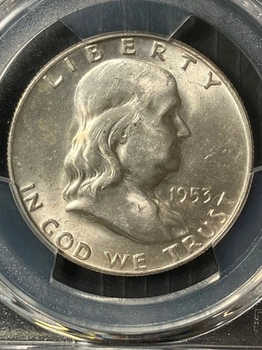 1953 D MS63 Franklin Half PCGS 50887983