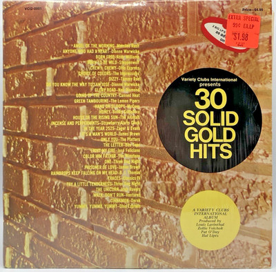 LP   Variety Clubs International Presents 30 Solid Gold Hits - 2 x vinyl