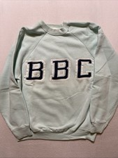 Vintage BBC Bible Baptist College Sweatshirt Made In USA 80’s 90’s Large Green