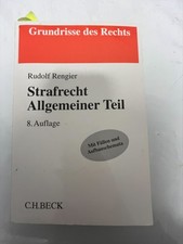 Strafrecht Allgemeiner Teil 8.Auflage, Rudolf...