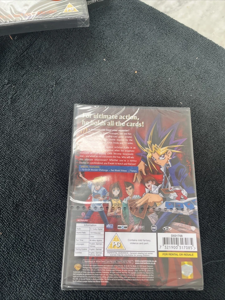 You-gi-oh The Movie DVD New And Sealed Including Movie Promo Cards - Image 2 of 4