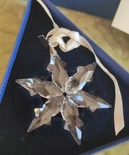 Swarovski 2015 Annual Snowflake Star Crystal Pendant