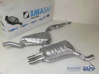 Imasaf Auspuff Set Ab Kat für Audi A4 B5 V6 Quattro 2.4 2.6 1994-2001|MSD + ESD
