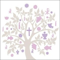 Ambiente Servietten Communion Symbols Taupe 33X33, 20 StüCk