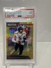 2019 Patrick Mahomes Prizm Draft Picks #72 True Gold Prizm /10 - PSA 9
