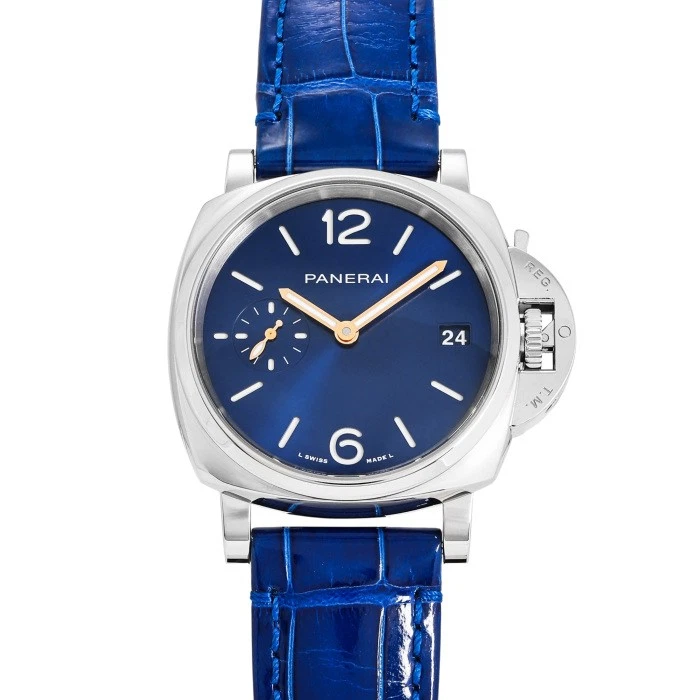 Panerai — Panerai Luminor PAM01273 Stainless Steel 38.0mm Blue Dial Automatic #YKW655