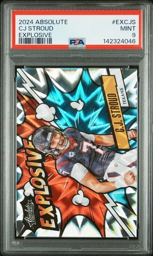 2024 PANINI ABSOLUTE EXPLOSIVE #EXCJS CJ STROUD PSA 9