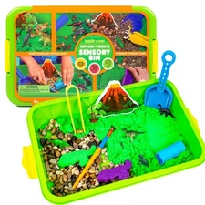 Made by Me Explore + Create Dino Galaxy Sensory Bin, Fun Sensory Bins for Tod...