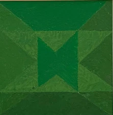 Oli Sihvonen oil on paper Albers student at Black Mountain Taos Modern Signed