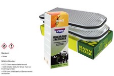 MANN Innenraum-Filter CU 3642-2+Presto Klima Fresh Orange Duft für BMW 7er E38