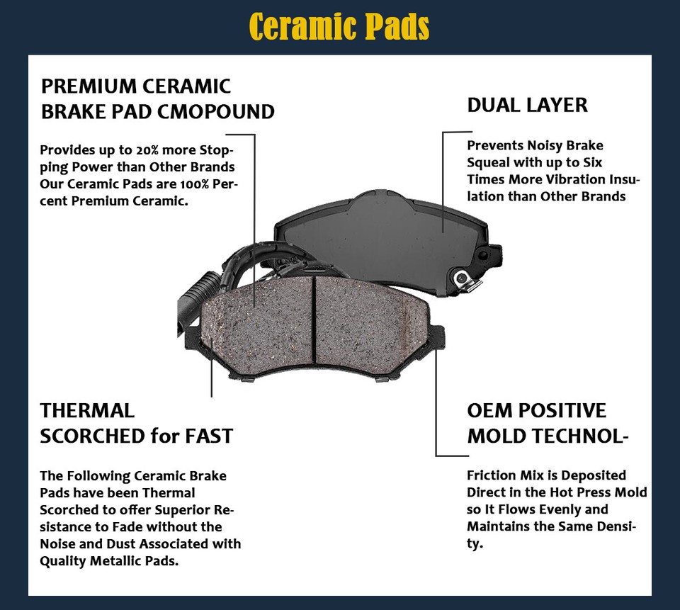 Nissan Rogue Brake Pads Cost Drilled & Slotted Brake Rotors - Foto 10