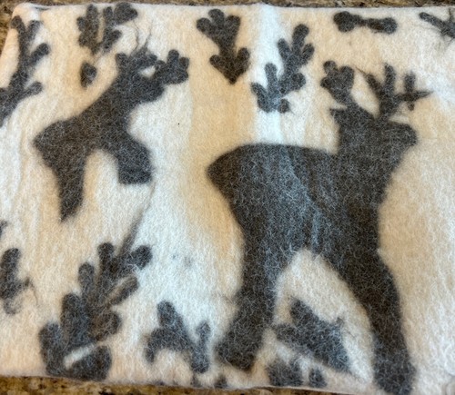 West Elm Gray/White Wool pillow cover. 16 x 12. NEW With Tags. Import From Nepal - Picture 2 of 4