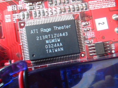 ATI AGP Video Card R9200-128DV (V1.0) Radeon 9200 Rex 128M DVI