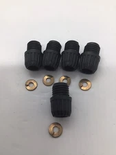 Sunbeam Morgan NOS 4 cylinder Distributor Cap Wire Nuts w/proper Copper Washers 