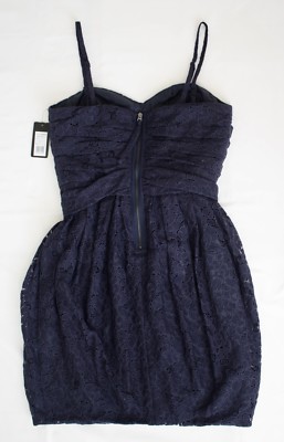 chinese dress ladies GUESS Women's Brandie Cutout Lace Dress Blue Iris Multi