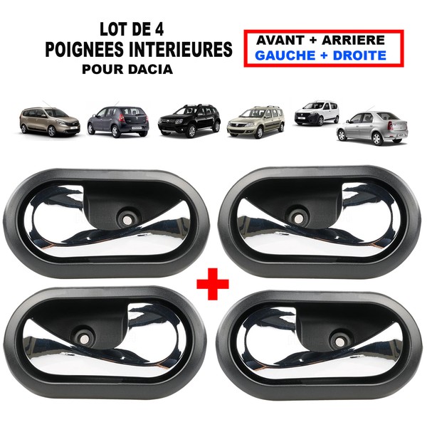 TüRgriff Chrom Vorne Und Hinten Links + Rechts Dacia Logan Sandero Lodgy-image