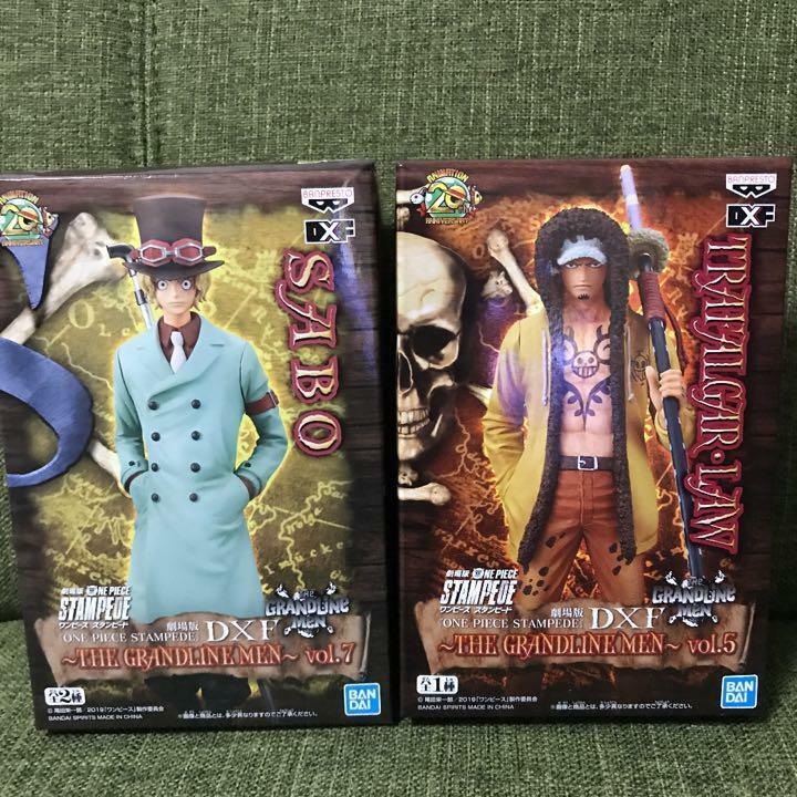 One Piece Stampede Sabo Trafalgar Law DXF Figure Doll 2 Set Banpresto Japan