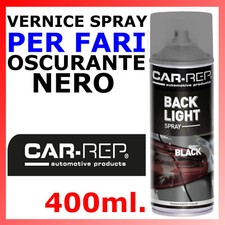VERNICE SPRAY PER FARI NERO OPACO OSCURANTE TRASPARENTE FANALI TUNING FUMè VETRI