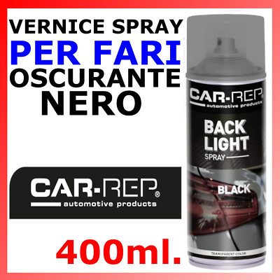 PELLICOLA SPRAY VERNICE REMOVIBILE OSCURANTE FANALI PER AUTO ADESIVA