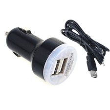 Power For Samsung Galaxy S3 S2 Dual USB-Port Wall Travel Vehicle Car Charger