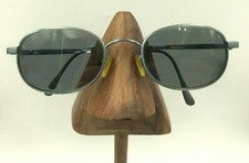 Vintage ArtCraft WF674A 67417 Blue Teal Metal Oval Sunglasses FRAMES ONLY