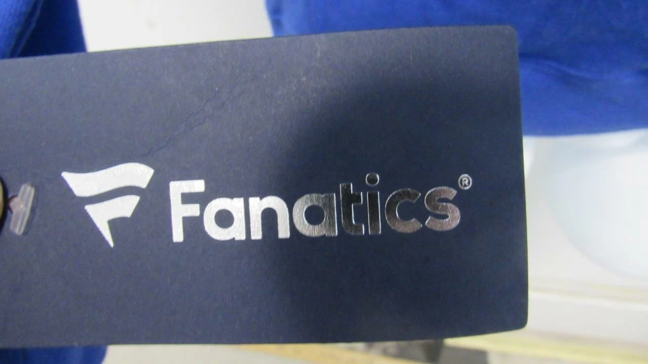 VETEMENTS Felpa con cappuccio blu New York Giants uomo taglie S M