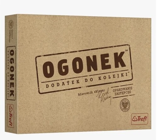 OGONEK ADD-ON TO KOLEJKA PRL POLISH BOARD GAME NEW QUEUE EXPANSION EXTENSION