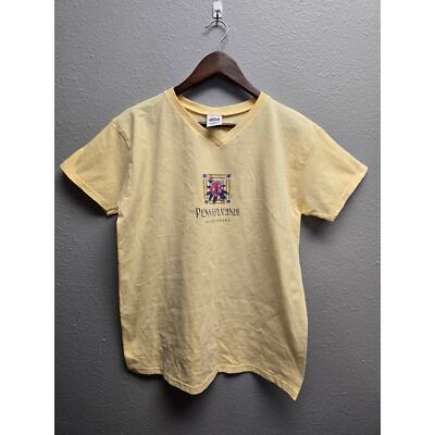 Vintage 1990s Pennsylvania Wildflowers Graphic Tee Anvil Pre-Shrunk L USA