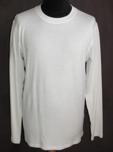 Sunspel - Long Sleeve Cotton T-Shirt CELLULOCK White Size XXL = 52/54