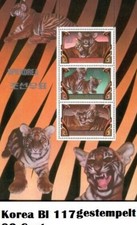 Tigre Depredadores Corea Bloque 117