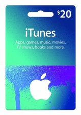 $20 iTunes Gift Card