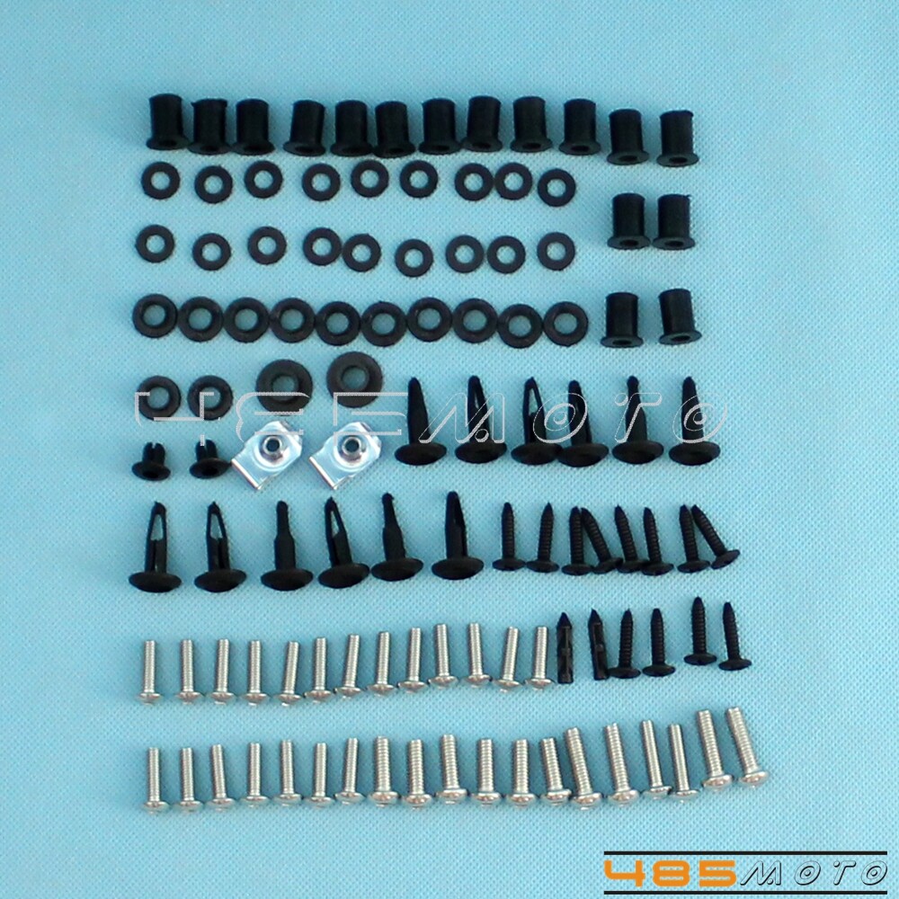 96 Pieces Complete Fairing Bolt Kit Body Screws For Honda CBR954RR 20022003 New eBay