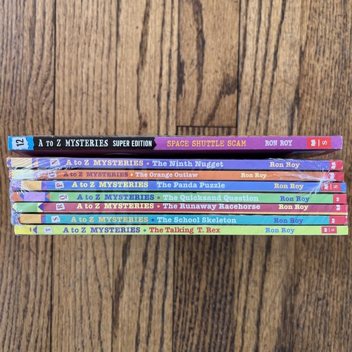 A to Z Mysteries by Ron Roy Brand New 8 Books N-T & Super Edition #12 ...