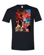 Michael Jordan Champion Graphic Tees - Unisex Short Sleeve - Size  S - 4 XL