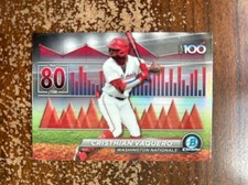 Cristhian Vaquero, Chrome-Bowman Scouts' Top 100 #BTP-80 - 2024 Bowman