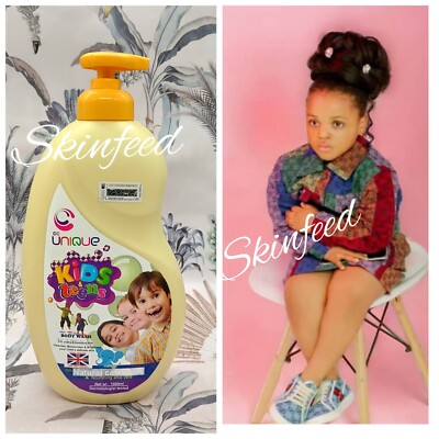Unique Kids & Teens Skin Brightening Shower Gel For Sensitive Skin 400ml X1