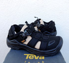 TEVA OMNIUM BLACK FAUX SUEDE WATER SHOES HIKE SANDALS, MEN US 8/ EUR 40.5 ~NEW