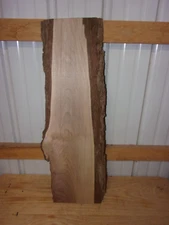 1 PC RUSTIC WALNUT SLAB KILN DRIED LUMBER WOOD LOT 514L LIVE EDGE BARK FLAT