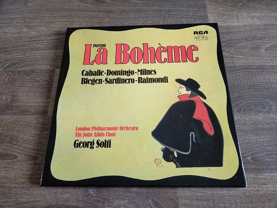 ARL2 0371 - Puccini - La Boheme SOLTI / CABALLE / MILNES- 2 LP Record Box Set - Image 2 of 4