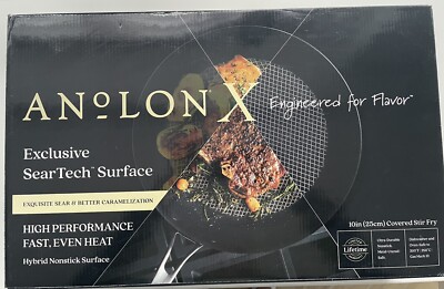 SALE - Anolon X SearTech Rührpfanne mit Deckel und Antihaft