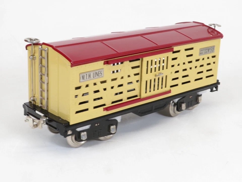 Tinplate Traditions by MTH 10-1088 No 500 Cattle Car, Standard Gauge - Image 3 of 4