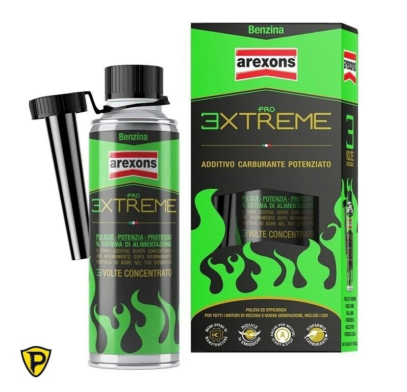 Additivo Pulizia Motore PRO EXTREME Benzina Arexons 3 Volte  