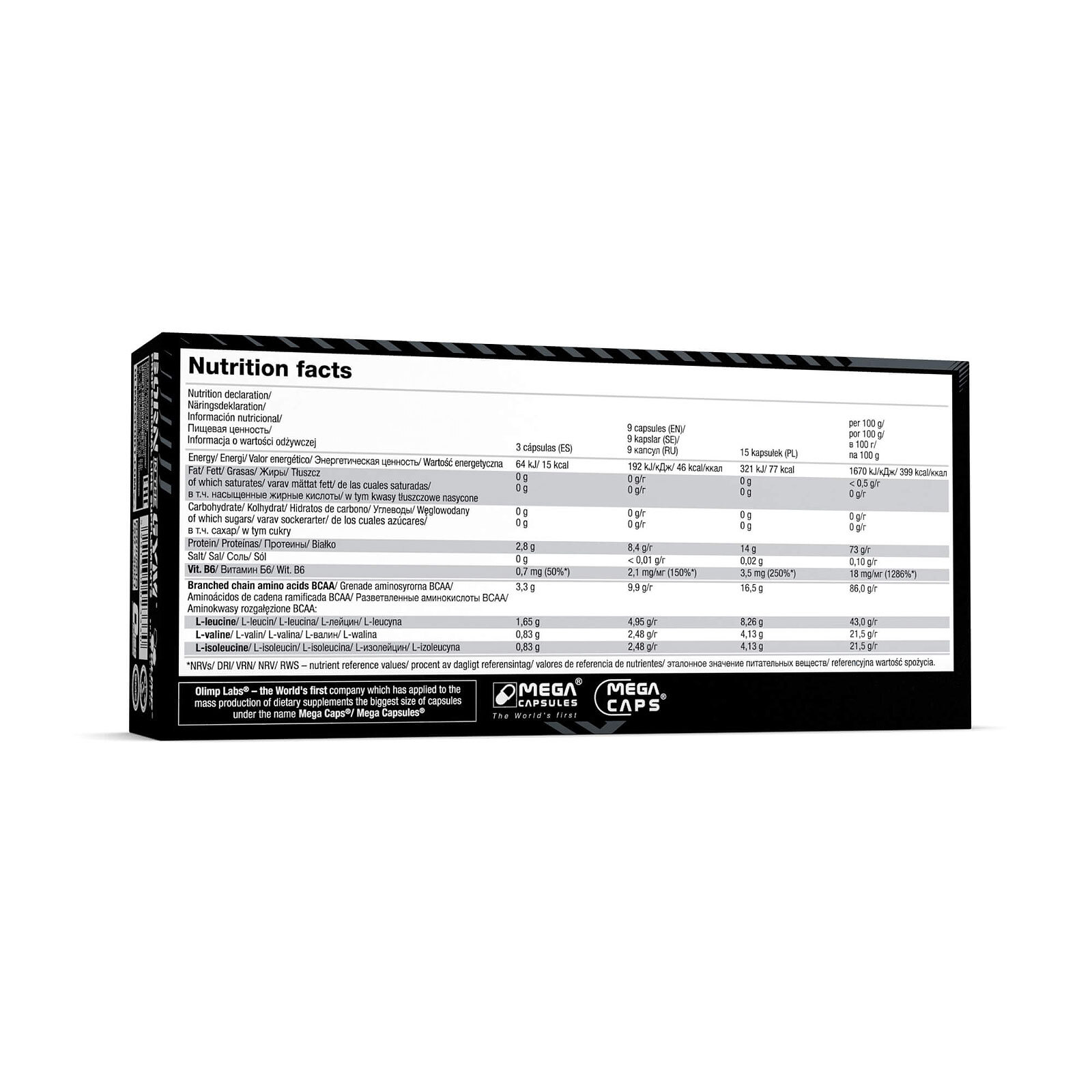 OLIMP BCAA 1100 MEGA CAPS Muskelaufbau Muskelregeneration eBay