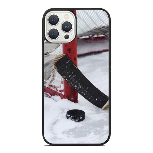 For iPhone SE XS XR Max 5 6 7 8 Plus Anti Fingerprint Love Ice Hockey Stick Puck - Picture 2 of 25