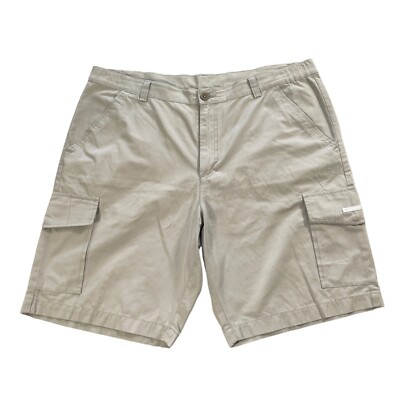 VUARNET Original Herren Cargo Shorts Grau Vintage Baumwolle Größe 52