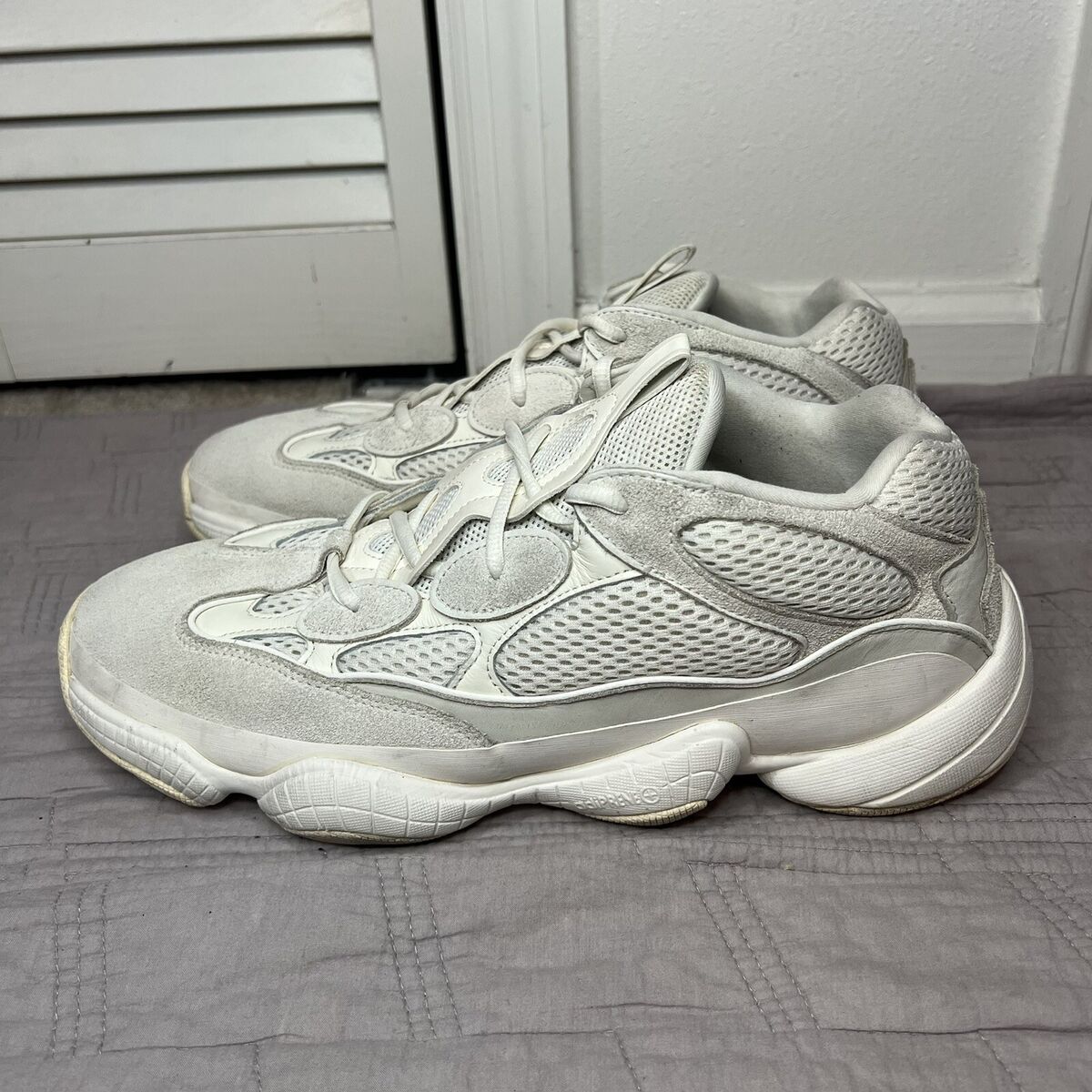 EUC Adidas Yeezy 500 Bone White Mens Size US 12.5 Shoes EUC Adidas Yeezy 500 Bone White Mens Size US 12.5 Shoes