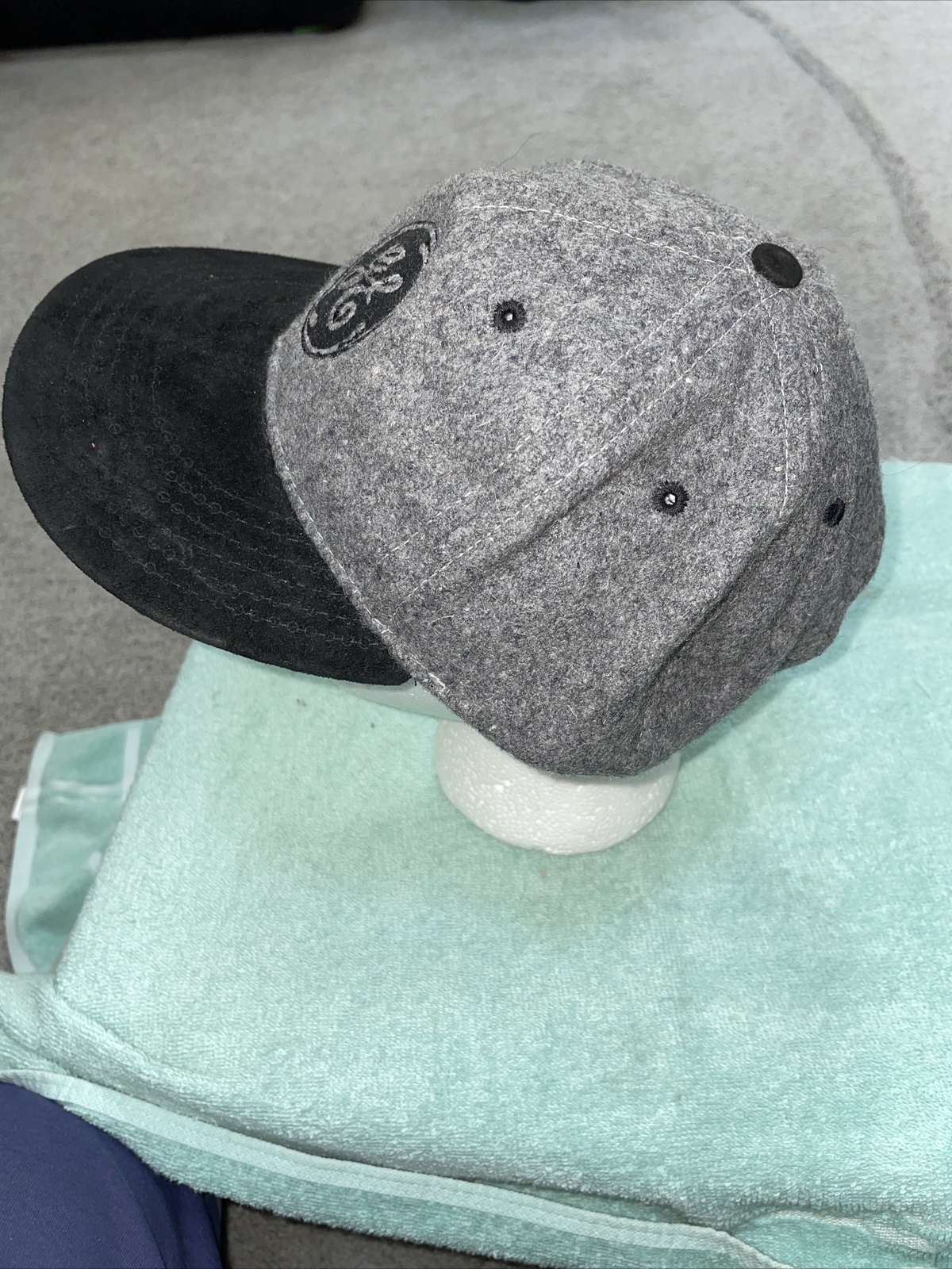 General Electric GE Patch Snapback Black And Gray… - image 5