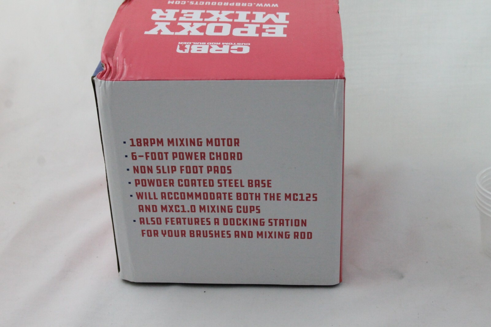 CRB Epoxy Mixer EM1 Automatic Rod Finish & Mixer Custom Fishing Rod