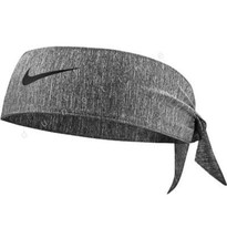 Nike Dri-Fit Head Tie Adult Unisex Charcoal/Heather Grey/Black